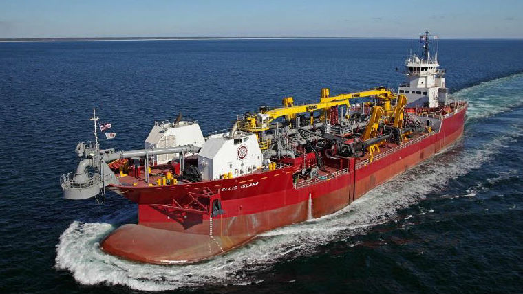 Eastern Shipbuilding Delivers ATB Dredge